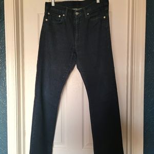 Men's Levi 513 Slim Fit Dark Jean